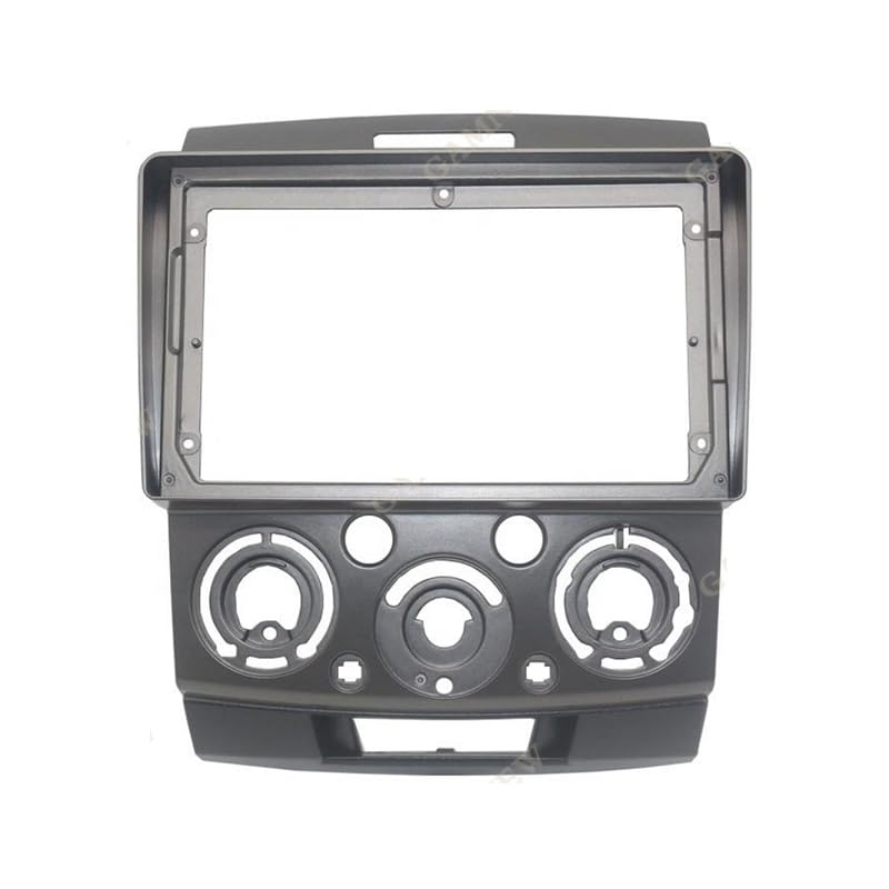 9 inch Car radio fascia Compatible with Ford Ranger 2006-2011, Everest 2006-2013 / Mazda BT-50 2006-2011 (Golden) Radio Stereo Dash Installation Mount Kit