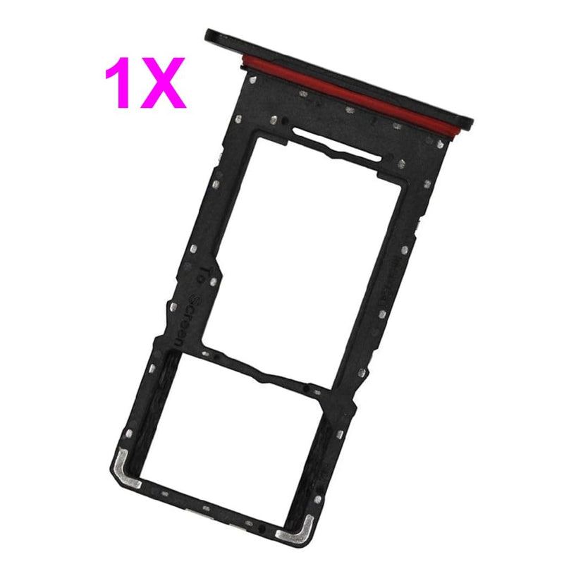 Waterproof Sim Card Tray SD Card Holder Replacement for Samsung Galaxy A14 (5G) SM-A146U A146U1 S146VL with Water Proof Rubber Seal USA Version - Black