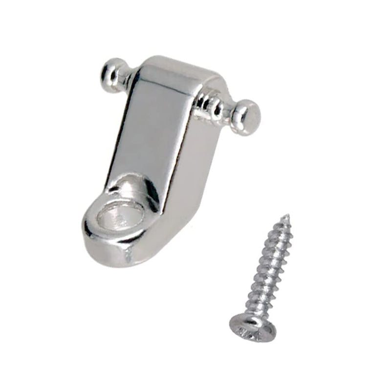 Electric Guitar String Retainers Tree Standard Roller String Guides Pack of 2pcs (Chrome) Chrome