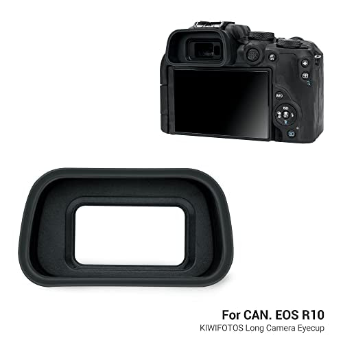 JJC Silicone Eyecup Viewfinder for Canon EOS R10 Camera, Extended Design