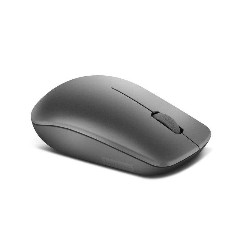 Lenovo 530 Wireless Mouse with Battery, 1200 DPI Optical Mouse, USB Receiver, 3 Button, Portable, Ambidextrous, GY50Z49089, Graphite Grey