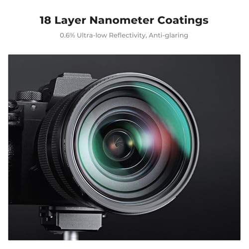 K&F CONCEPT 52mm Black Diffusion 1/4 & 1/8 Filters Kit
