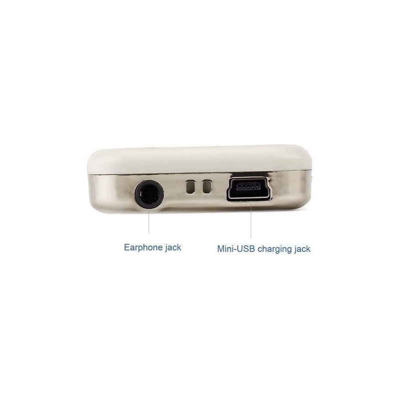 Retekess T131 Wireless Tour Guide System Receiver with 3.5mm One-Side Earphone, 99 Channels, Audio Translation System for Church School Training Court Factory (Use with T130 Transmitter)