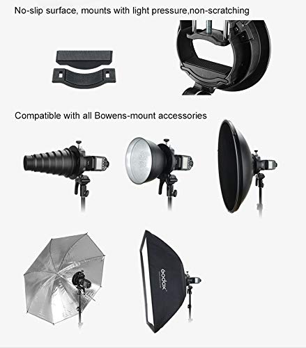 [AUSTRALIA] - Godox S2 S-Type Speedlite Bracket Bowens Mount Holder for Godox V1 AD200Pro AD400Pro AD200 V860II TT685 TT600 TT350 Flash Strobe Speedlight 