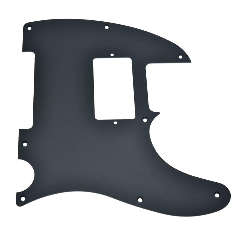 [AUSTRALIA] - Dopro 8 Hole Matte Aluminum Tele Humbucker Pickguard Metal Anodized TL Pick Guard Scratch Plate for USA/Mexico Tele/Telecaster Matte Black 