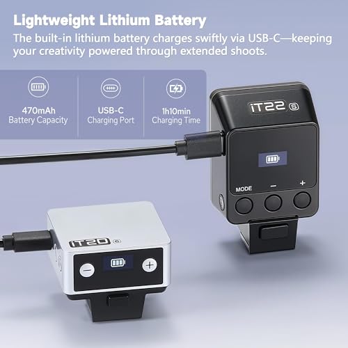 GODOX iT22 C IT22C mini Flash, TTL Wireless Camera Flash for Canon Camera IT22 C (Black)