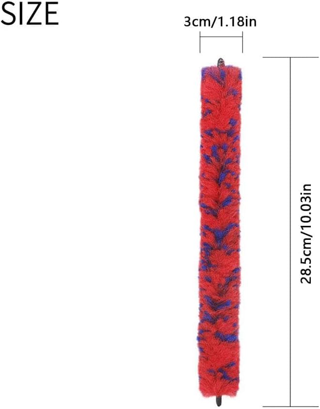 [AUSTRALIA] - Red Saxophones Bend Neck Cleaning Brush Soft Clarinet Cleaner Microfiber Care Tool Woodwinds Neck Saver Clean Brushes for Tenor Bass Saxophones Saxophone Cleaning and Care 