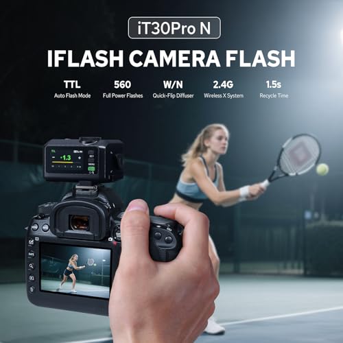 Godox iT30 Pro N Flash for Nikon, iT30Pro N Touchscreen Pocket Speedlite