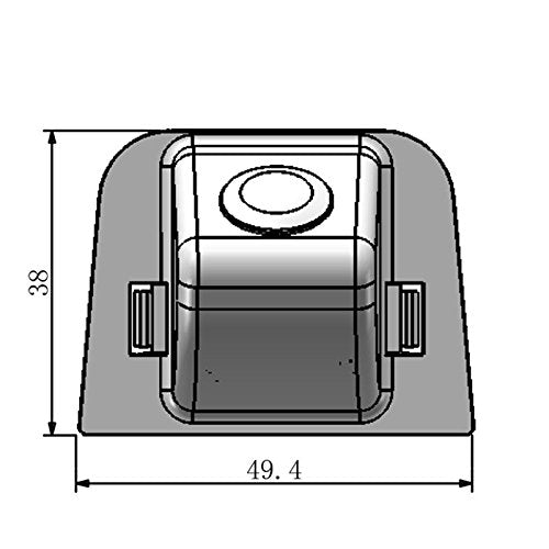 for Toyota Prius 2012 2013 2014 Car Rear View Dynamic Trajectory Camera Back Up Reverse Parking Camera/Plug Directly, CY-G-0168