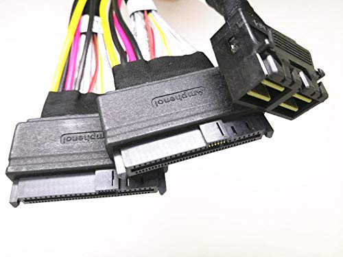 [AUSTRALIA] - DiLiVing LSI94xx Series Dedicated 2*MiniSAS-HD 8X to 2*U.2 NVMe SSD,SFF-8643 72Pin to 2*SFF-8639 68Pin Cable 75cm(Broadcom MPN 05-50065-00/05-50064-00) 
