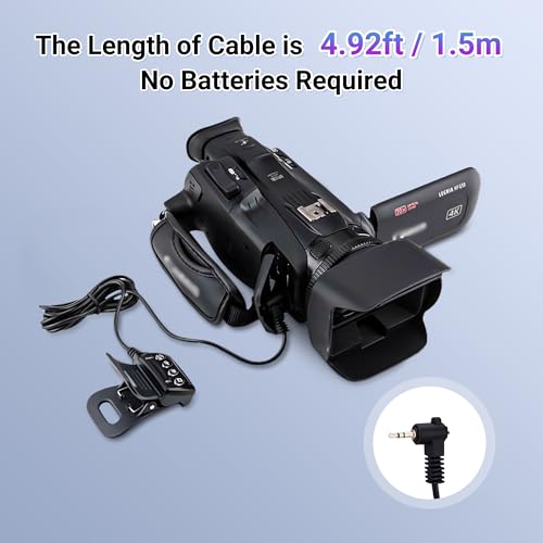 Wired LANC Remote Control for Canon VIXIA HF G70 G50 XA60 XA65 XA70 XA75
