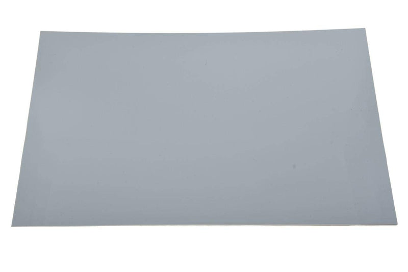 KAISH Blank Guitar Bass Pickguard Material Scratch Plate Material Sheet 290x431mm White 3 Ply (WBW)