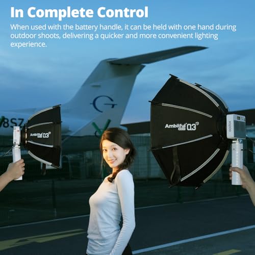 Ambitful Quick Release Softbox with Grid 31.4inch/80cm for Godox Mount 31.4inch 80cm