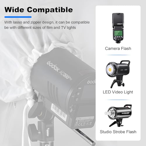 Godox 41.3" / 105cm Parabolic Deep Reflective Umbrella White Inner 41.3"