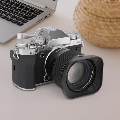 Haoge Bayonet Square Metal Lens Hood for Sigma 56mm F1.4 DC DN Lens LH-SM5614
