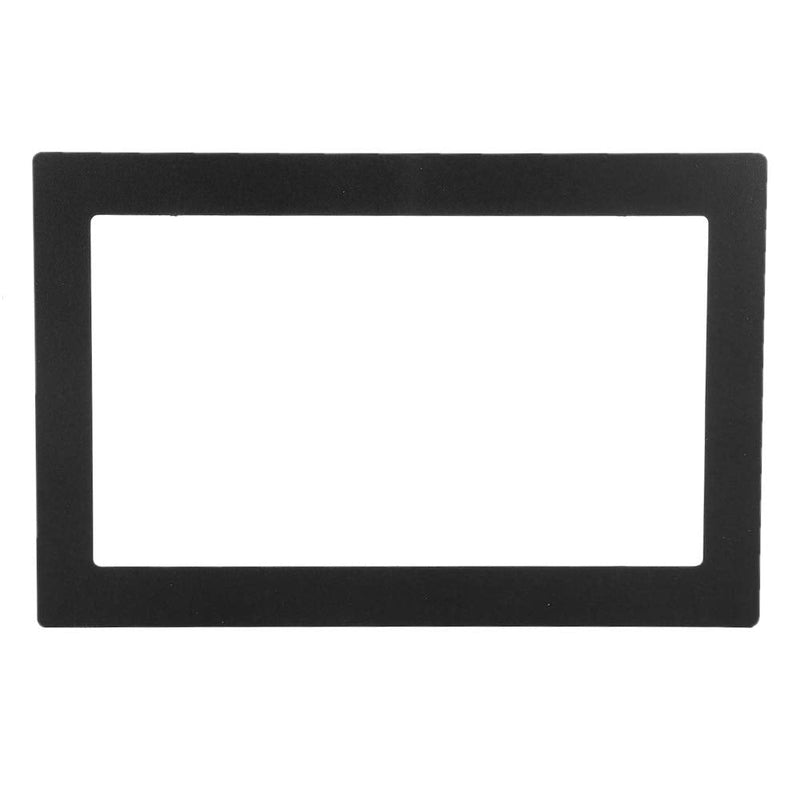 Klanata 7in 2Din Car Fascia Dash Frame, Car Stereo Mount Installation Trim Kit Frame 178 x 102mm Universal Fitment, 1610200024811