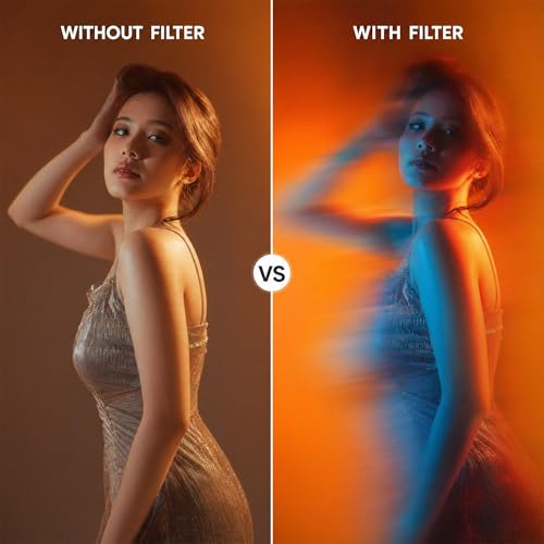 Handheld Diopter Lens Filter Ghost Prism Lens Photography Fractal Foreground Blur for Effect Camera Prism 100mm Handheld Ghost Fx Filter