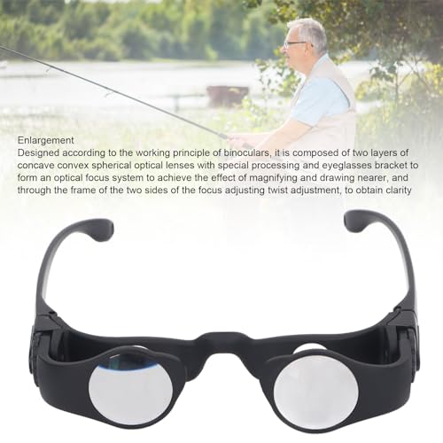 8X Binocular Glasses, Professional Portable Fishing Binoculars HD Optical Lens, Professional Binocular Glasses for Concerts Theater Opera Bird Watching Sports