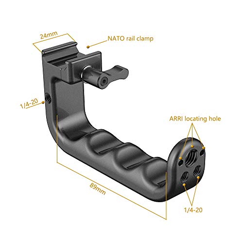 NICEYRIG Quick Release NATO Handle Grip, Ergonomic DSLR Camera Top Handgrip Applicable for Red DSMC2 Kinefinity Cinema Camera - 393