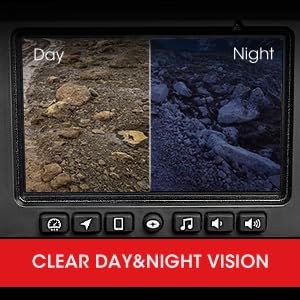 Front Camera for Polaris RZR, 7-Inch Ride Command, 720P HD, 170° Wide Angle | IP67 Waterproof, Rugged Aluminum Housing, Low-Light Ready, Helps See Front-Wheel Blind Spots on Trails and Tight Terrain