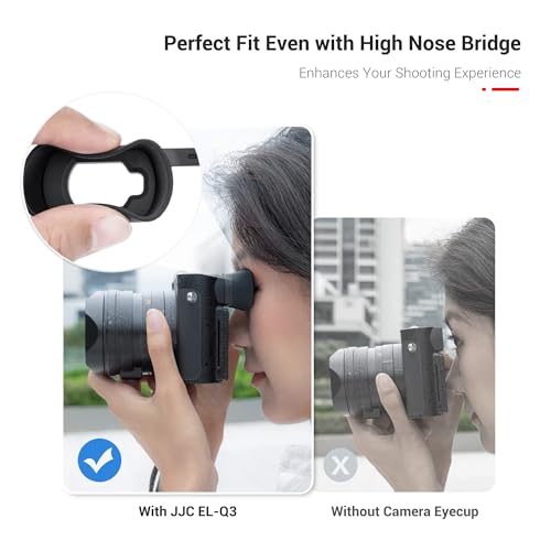 JJC Silicone Eyecup Viewfinder for Leica Q3 43 & Q3 with Extended Design