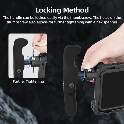 Nitze Side Handle Kit with 1/4" Screw and Retractable Locating Pins- PA32D