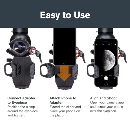 Celestron NexYZ 3-Axis Phone Adapter for Precise Telescope Imaging