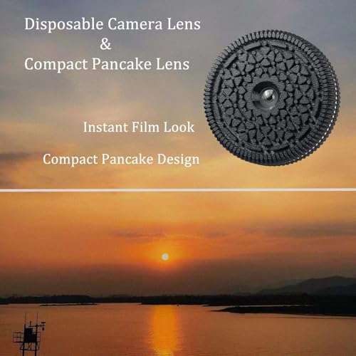 32mm F10 Pancake Lens for Sony E Mount Compatible with Sony ZV-E10, ZV-E10II, A6700, ‌A6600, A6400, A7C II, A7C, A7CR, A7II, A7SIII, ‌ A7III, A6100, A7RIV, A7RIII, NEX.
