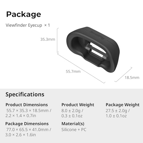 SMALLRIG Camera Viewfinder Eyecup
