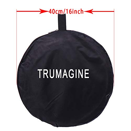 5 in 1 Portable 35"x47"/ 90x120cm Oval Collapsible Multi Disc Photography Studio Photo Camera Lighting Reflector/Diffuser Kit with Carrying Case, Great for Photo Shoots and Taking Pictures in Accurate