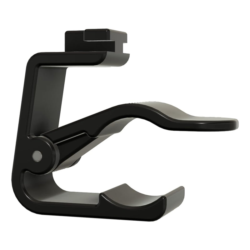 DESERT FOX GOLF Phone Caddy and Cigar Holder - Adjustable Cart Mount With Secure Clip - Hands-Free GPS & App Access - Fits All Phones (Black) Black