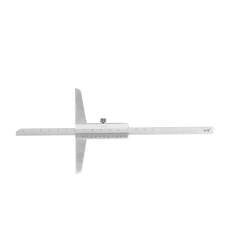 Depth Caliper 0.02 mm High Precision Micrometer Measuring Tool Stainless Steel Chrome Vernier Caliper (0-150 mm) 0-150mm