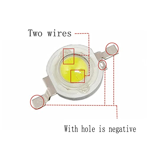 Cleiscry High Power LED Chip 3 W UV 365-370 nm DC 3.2 V -3.8 V SMD COB Light Emitter Components Diode 3 W Bulb DIY Lighting (3 W 365 nm (no PCB)) 3w 365nm (No Pcb)