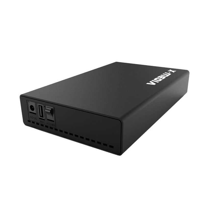 X-MEDIA XM-EN3200 3.5-Inch USB 2.0 SATA Aluminum Hard Disk Drive HDD External Enclosure Case, Support 2.5/3.5-Inch SATA/SSD Hard Disk Drive