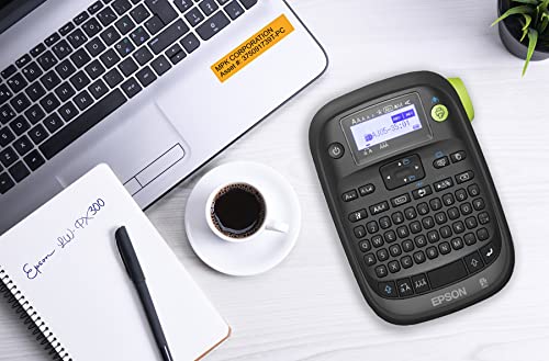 Epson LABELWORKS LW-PX300 Industrial Label Maker for Home and Office – Sticker Labels, Magnetic Tape Compatible, Only Uses 203 and 205 Shrink Tube Tapes, Portable Handheld Label Printer