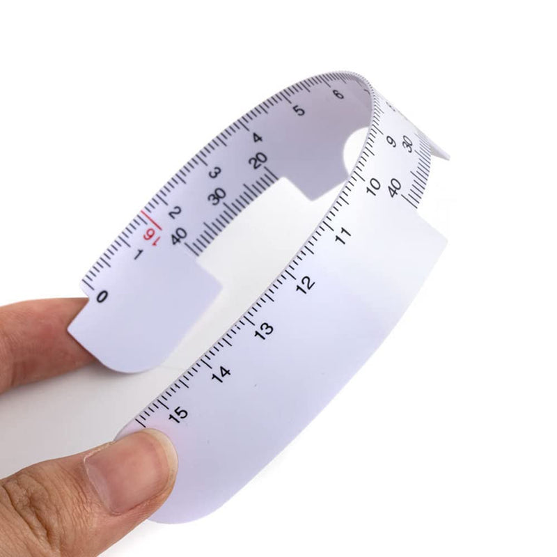 SagaSave 10pcs Optical PD Ruler Plastic Pupil Distance Meter Eye Eye Test Tool
