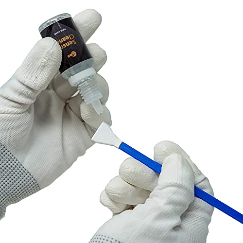 UES DDR16 APS-C Camera Sensor Cleaning Kit (12x16mm Swabs + 15ml Solution)