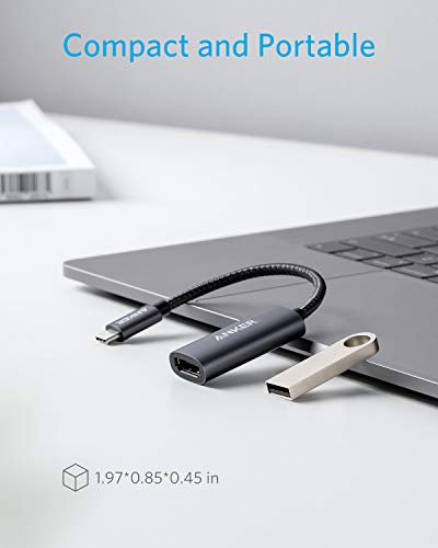 Anker USB C to DisplayPort Adapter for Home Office (4K@60Hz), PowerExpand+ Aluminum Portable USB C Adapter&Anker USB C to HDMI Adapter