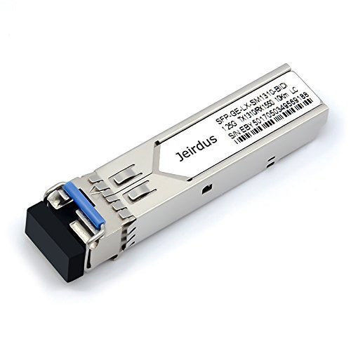 for Cisco GLC-BX-U and GLC-BX-D 1.25G SFP Module BIDI WDM Transceiver 10-20KM Simplex LC (1Pair) For Cisco SFP-WDM: 10km