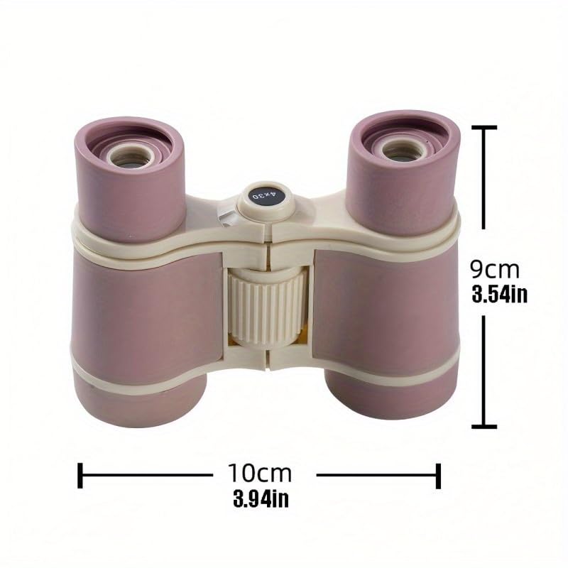 1pc Multi-Color 3×15 Small Binoculars, Outdoor Hunting, Fishing Forest Adventure Small Telescope, High-Definition Lens, High-Density Material (Purple) purple