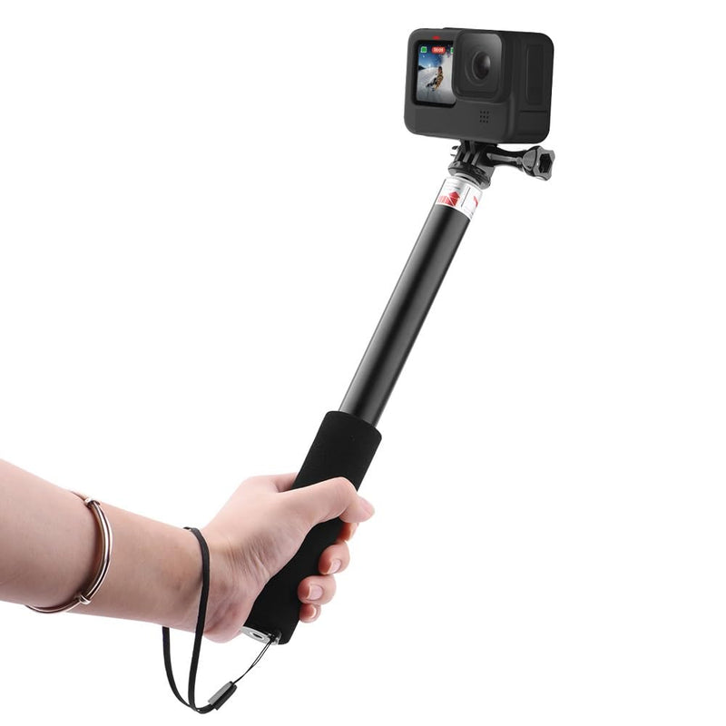 BTG Selfie Stick for DJI Pocket 3 2 Action 4 3 Insta360 X3 2 Go 3 Camera Selfie Poles Selfie Vlogging Invisible Extension Pole Compatiable with Sport Cameras and Cell Phones