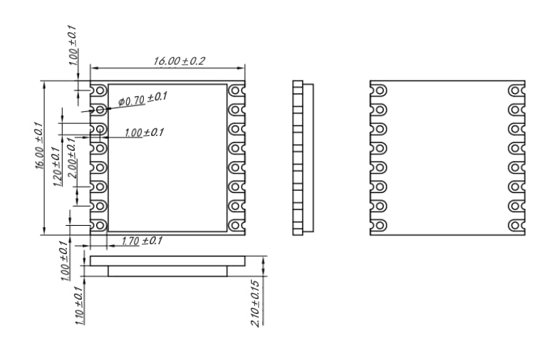 LoRa sx1276 Networking Transceivers LoRa1276-C1 915 Mhz x2 PCS | Compatible with RFM95W LoRa RF Chip Module