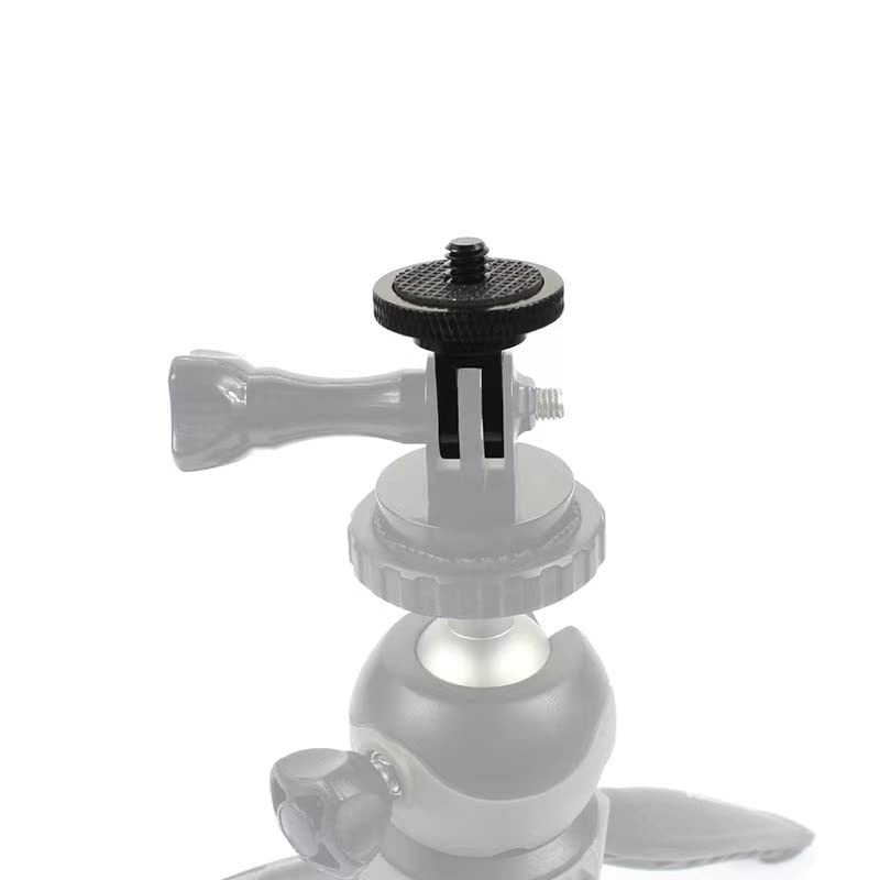 Aluminum Camera Tripod Adapter 1/4"-20 Conversion Mounts Compatible with Gopro Action Cameras Insta360 and Other Standard 1/4 Accessories, Quarter Inch Mount for GoPro Ecosystem