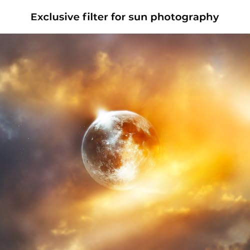 K&F CONCEPT 72mm ND100000(16.6 Stops) High Definition ND Lens Filter