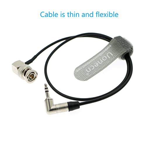Uonecn TRS Cable BNC to Tentacle Sync 3.5mm Timecode Cord 20 Inches