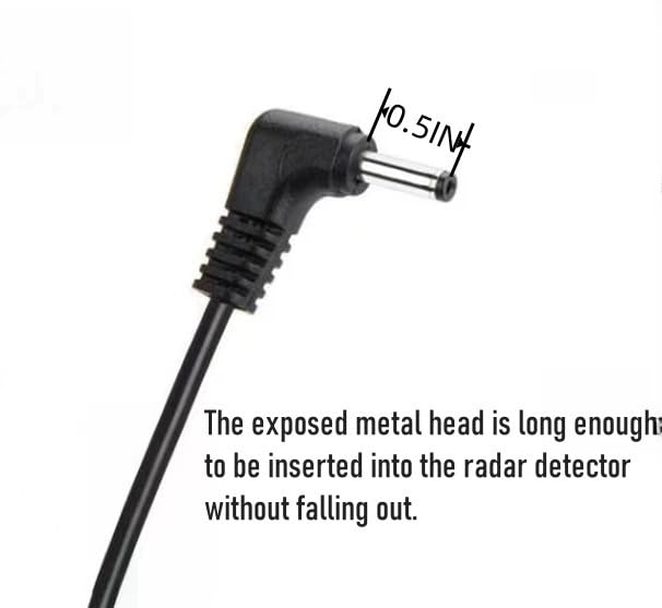 [AUSTRALIA] - Radar Detector Power Cord Compatible with Cobra RAD 480i 350 380 450 Uniden DFR1 DFR3 DFR5 Whistler etc Radar Detector （7FT） 