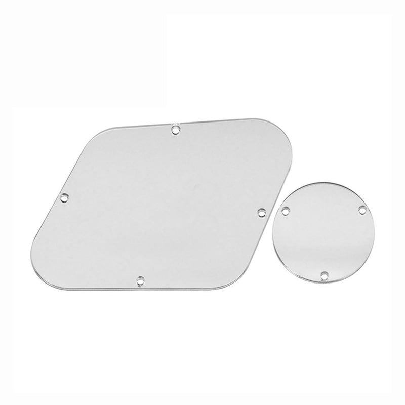 LP Control Back Plate and Switch Plate Cavity Cover Pickguard for China Made Epiphone Les Paul Clear