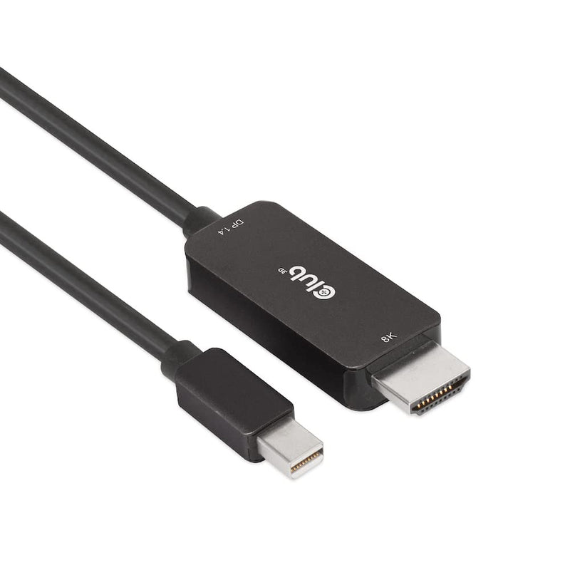 Club 3D CAC-1187 MiniDisplayPort™ 1.4 to HDMI™ 4K120Hz or 8K60Hz HDR10+ Cable 1.8 m M/M
