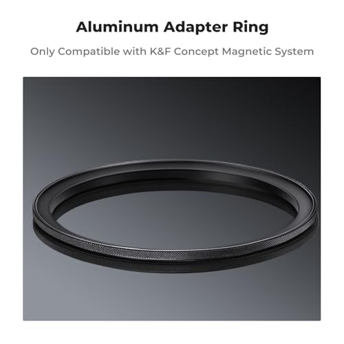 K&F CONCEPT 55-82mm Magnetic Filter Adapter Ring, for 55mm Lens Install 82mm Magnetic Filter 55-82