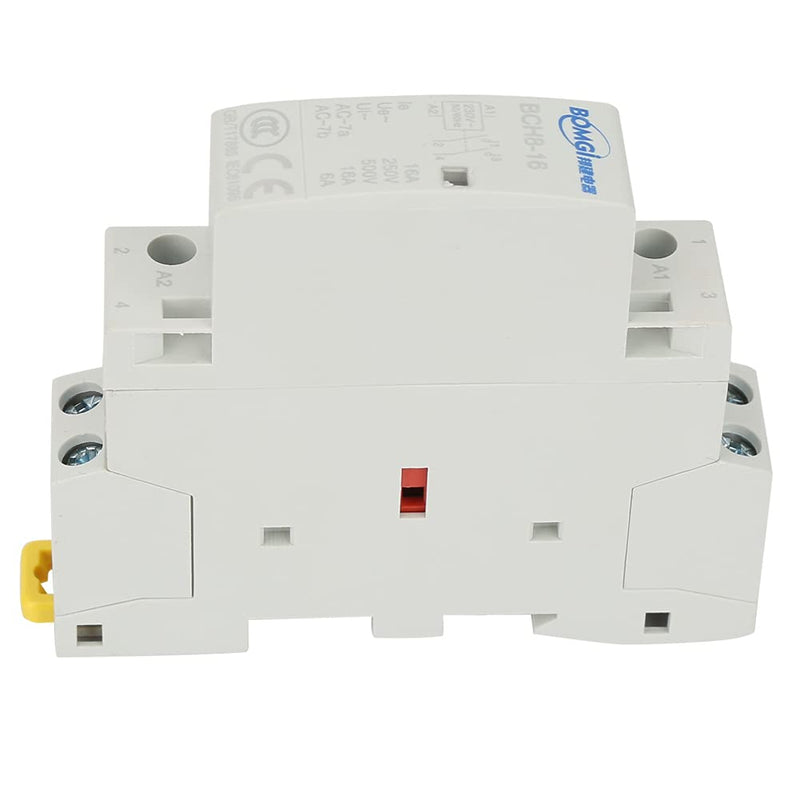 16A 2P DIN Rail AC Contactor, 220V/230V 60Hz DIN Rail Household AC Contactor 220V/230V 50/60HZ DIN Rail Household AC Contactor